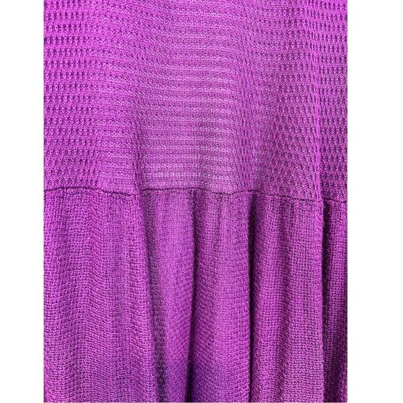 Torrid Plum Asymmetrical Hem Open Draped Cardigan - Picture 10 of 12